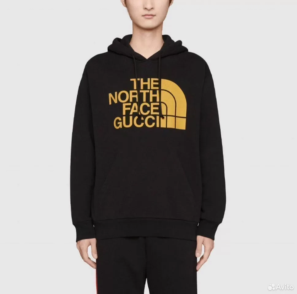 Толстовка TNF x Gucci Web Black - миниатюра 3