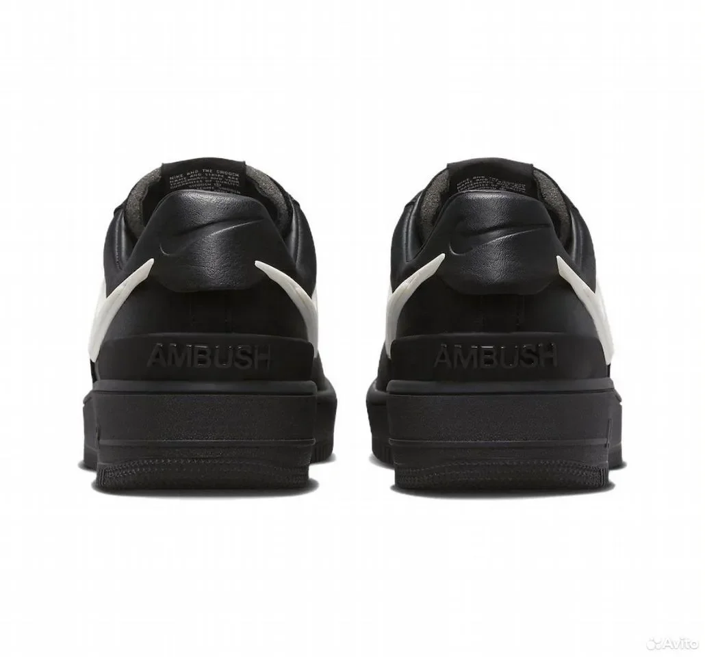 Кроссовки Ambush x Nike Air Force 1 Low black - миниатюра 4