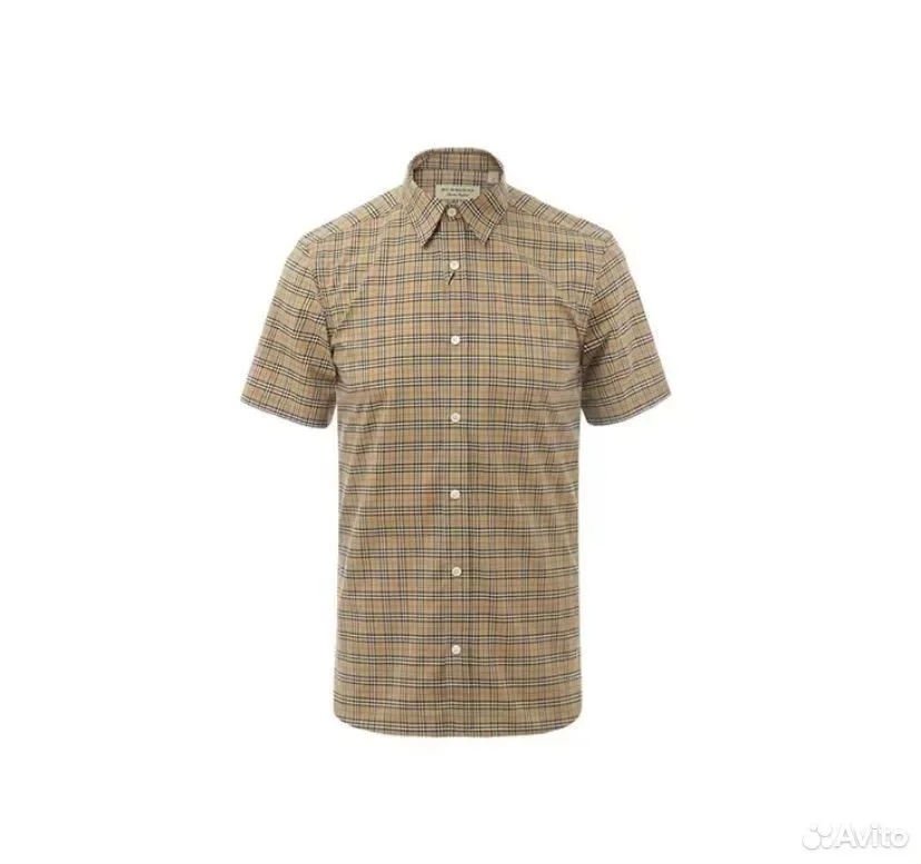 Рубашка Burberry Beige Edward Shirt - миниатюра 3
