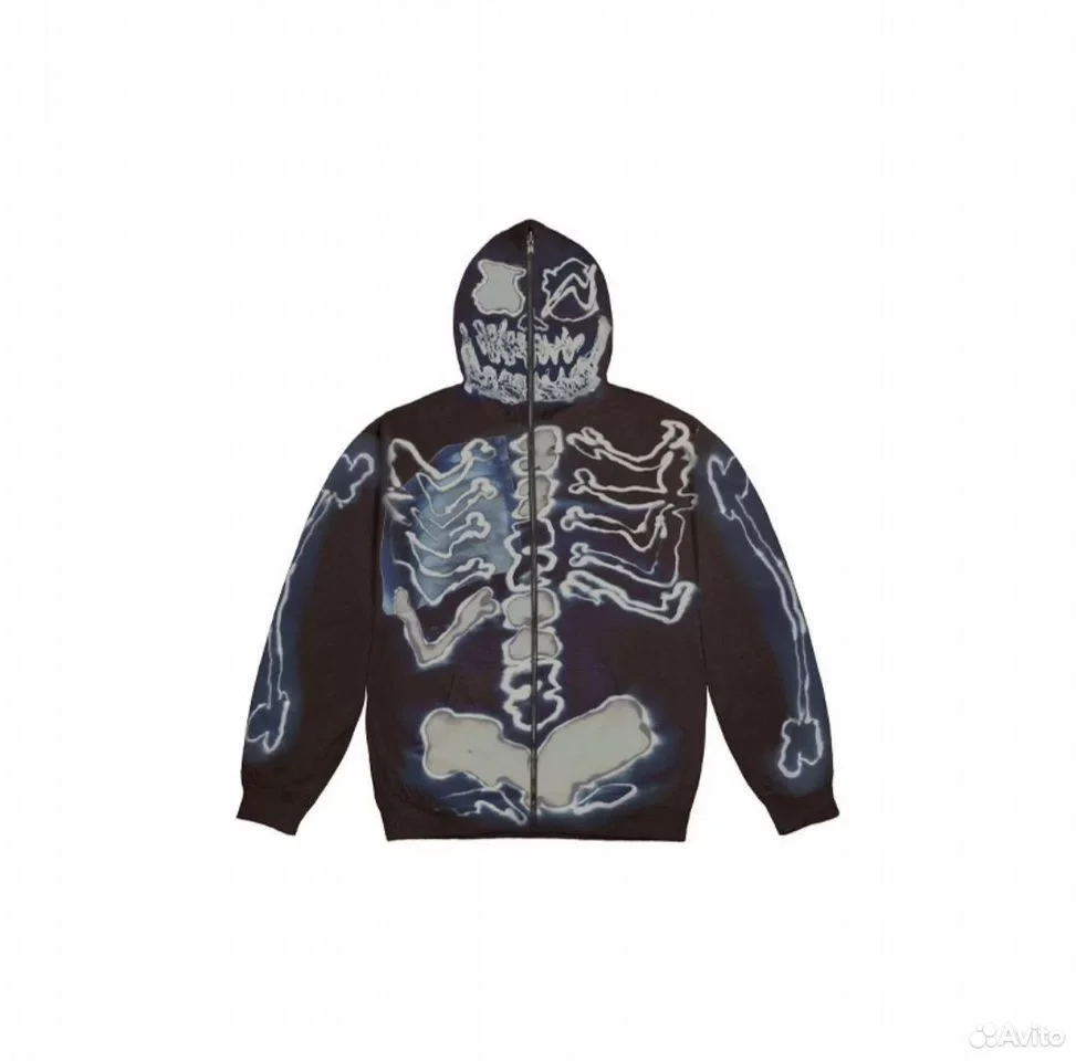 Худи Travis Scott x Fragment Skeleton - изображение 1