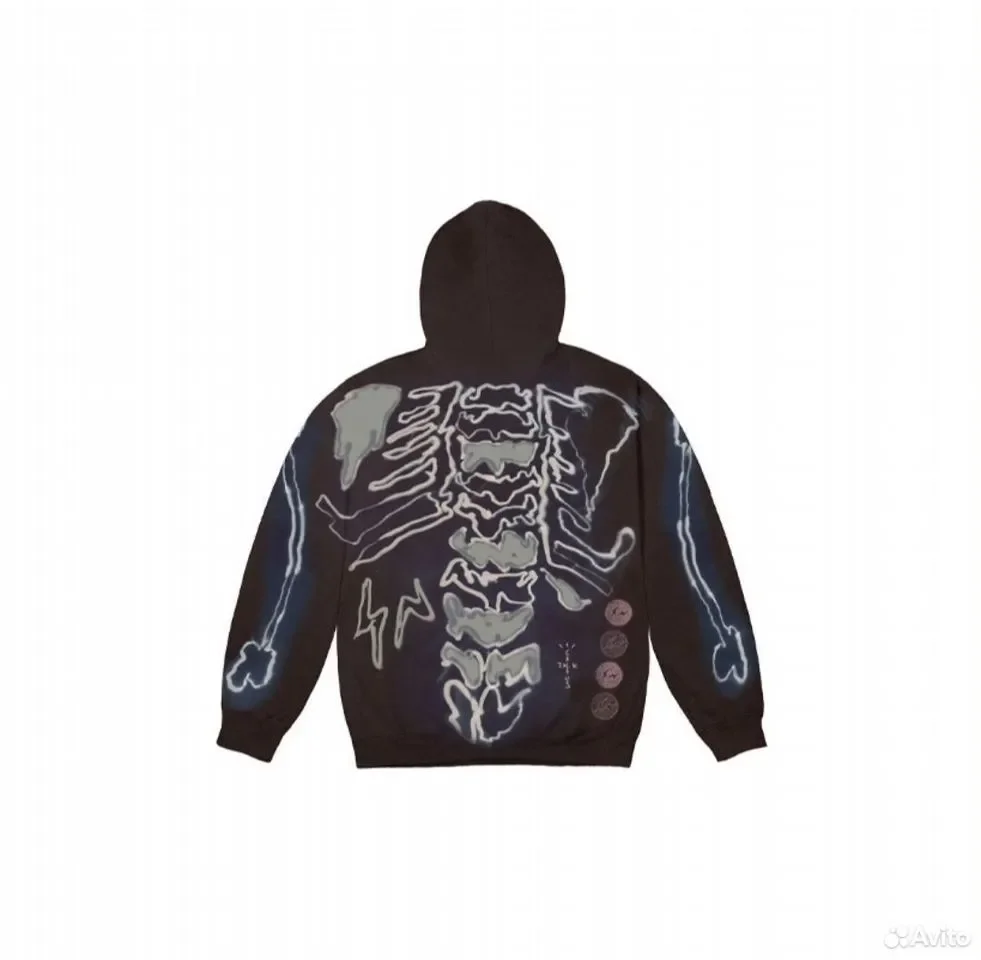 Худи Travis Scott x Fragment Skeleton - миниатюра 2