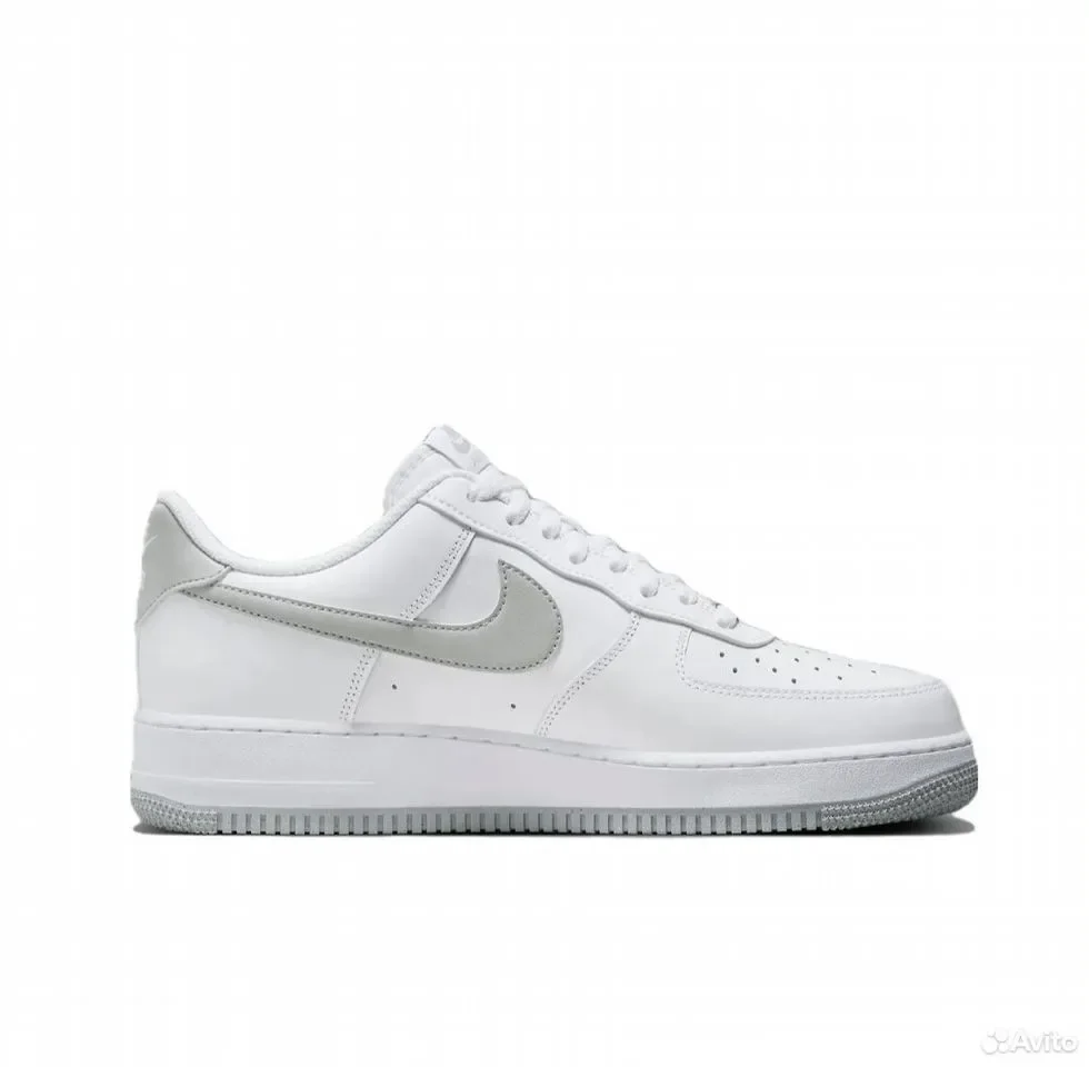 Кроссовки Nike Air Force 1 Low Grey Swoosh - миниатюра 3