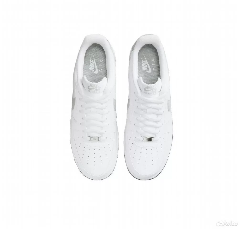 Кроссовки Nike Air Force 1 Low Grey Swoosh - миниатюра 4