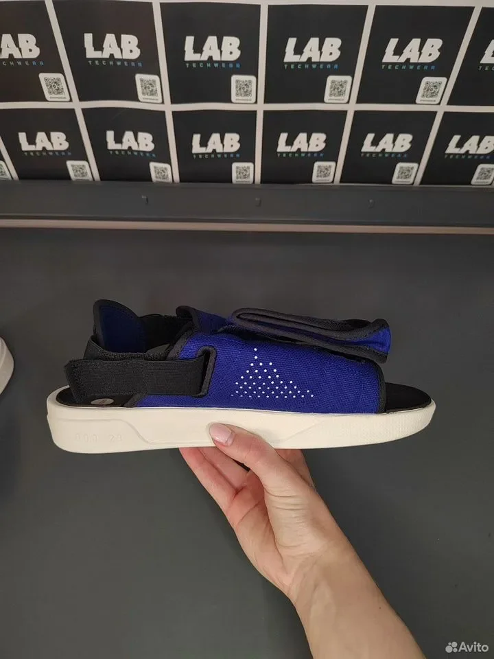 Сандали Jordan LS Slide Blue - миниатюра 4