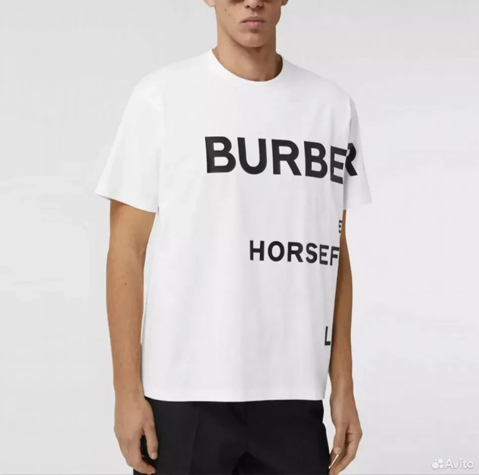 Футболка Burberry Horseferry White - изображение 1