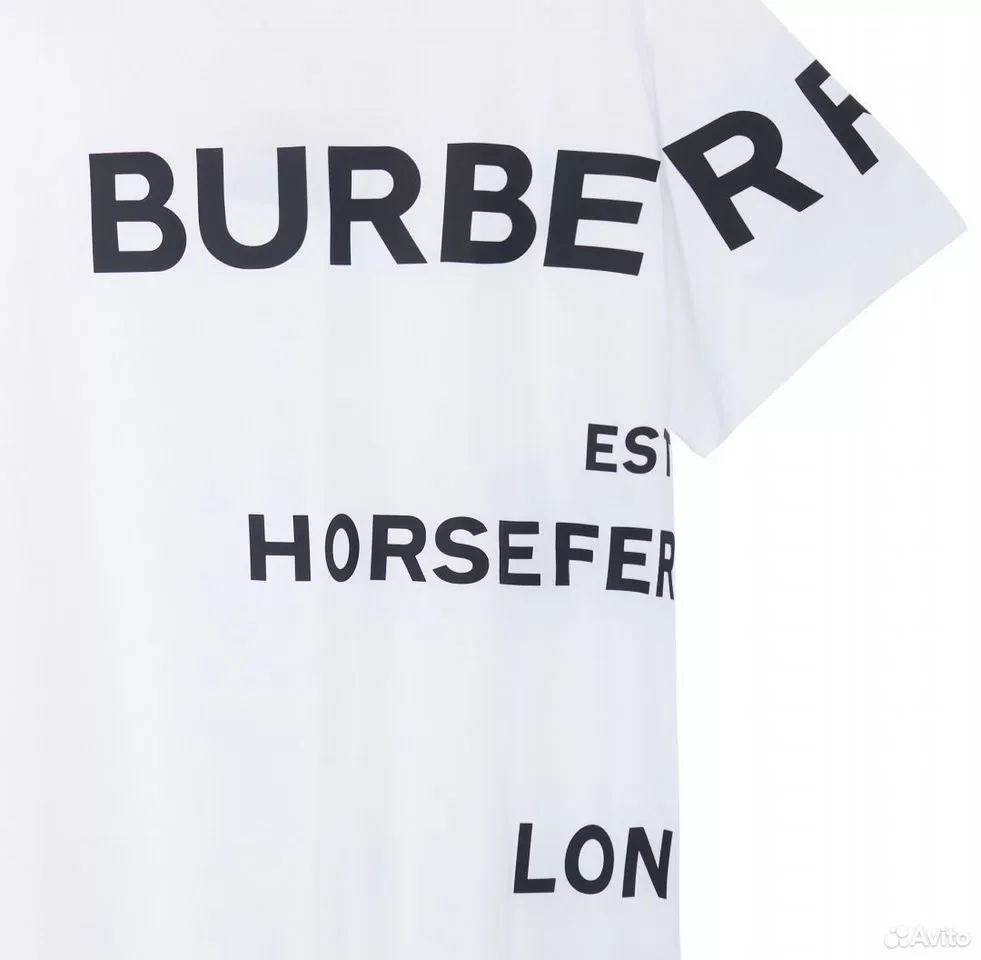Футболка Burberry Horseferry White - миниатюра 4