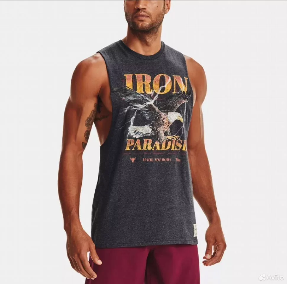 Майка Under Armour Project Rock Iron Paradise - изображение 1