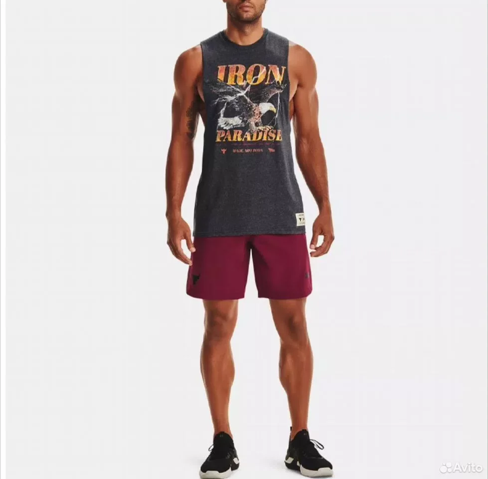 Майка Under Armour Project Rock Iron Paradise - миниатюра 4