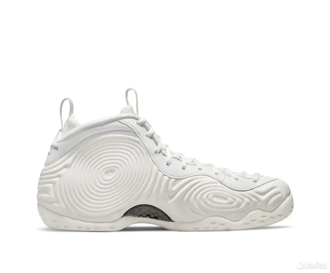 Кроссовки Nike Foamposite One x CDG White - миниатюра 2