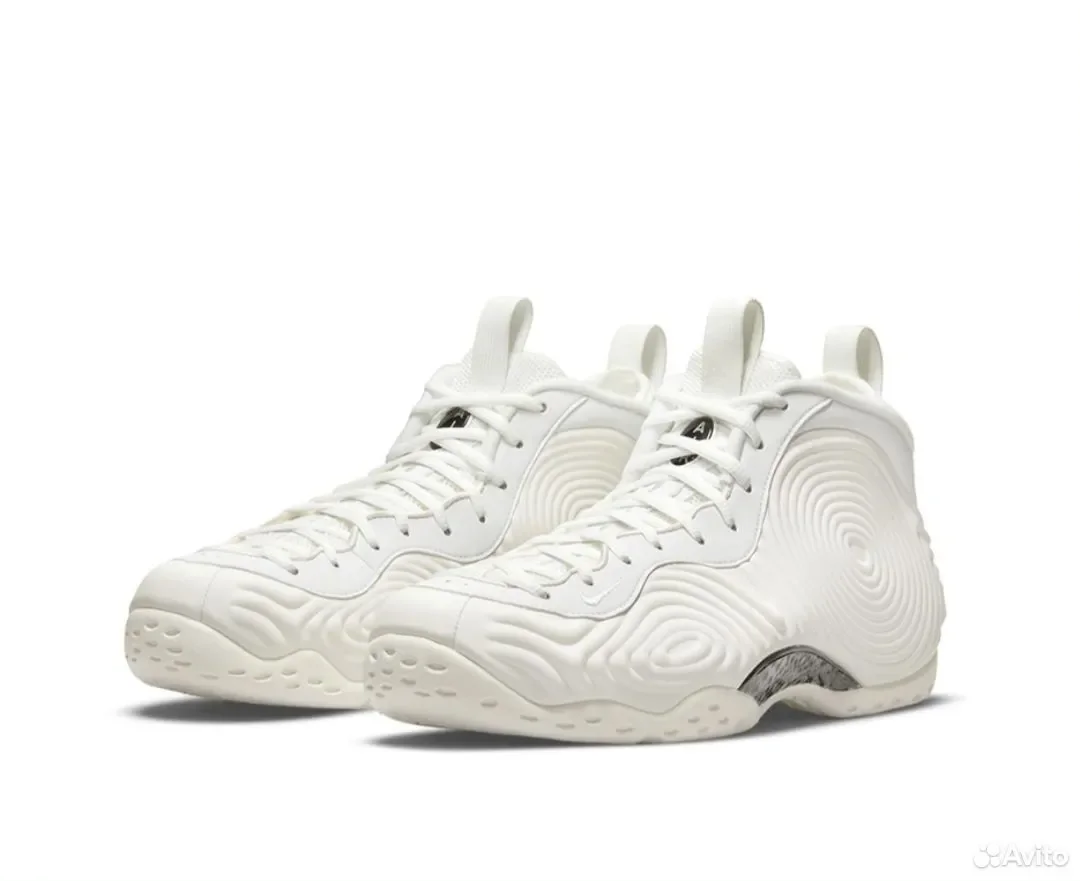 Кроссовки Nike Foamposite One x CDG White - миниатюра 3