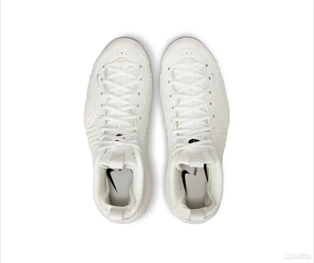 Кроссовки Nike Foamposite One x CDG White - миниатюра 4