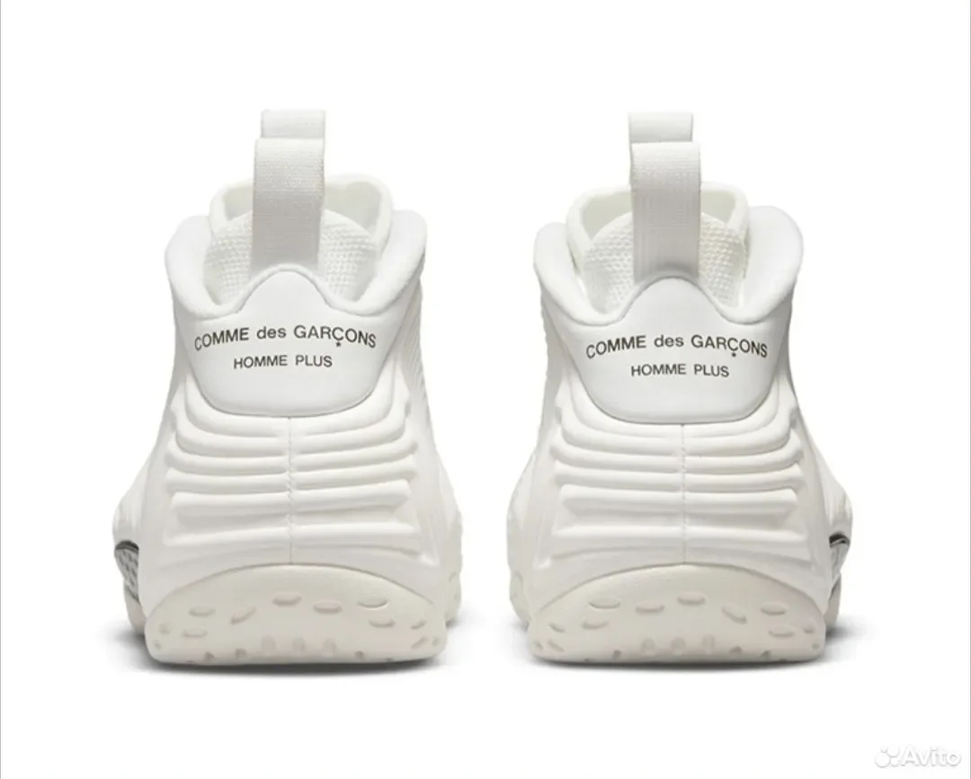 Кроссовки Nike Foamposite One x CDG White - миниатюра 5