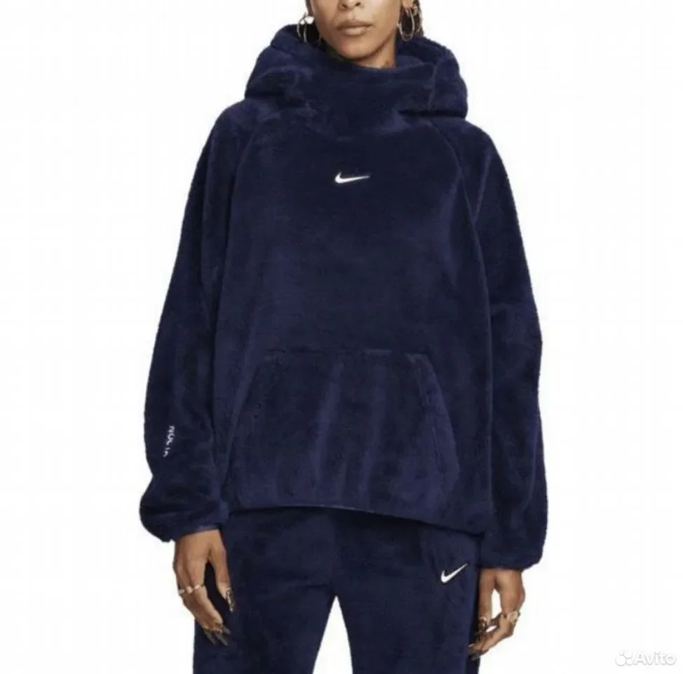 Худи Nike x Nocta Fleece Blue - миниатюра 3
