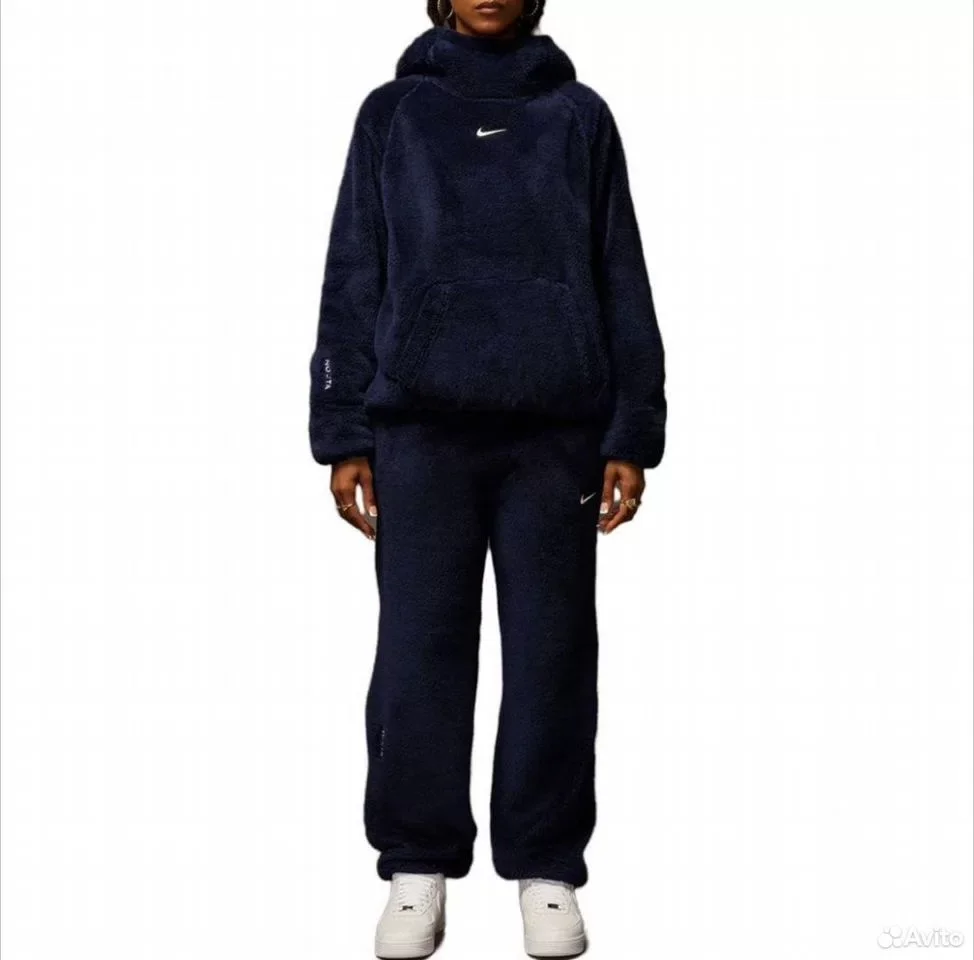 Худи Nike x Nocta Fleece Blue - миниатюра 5