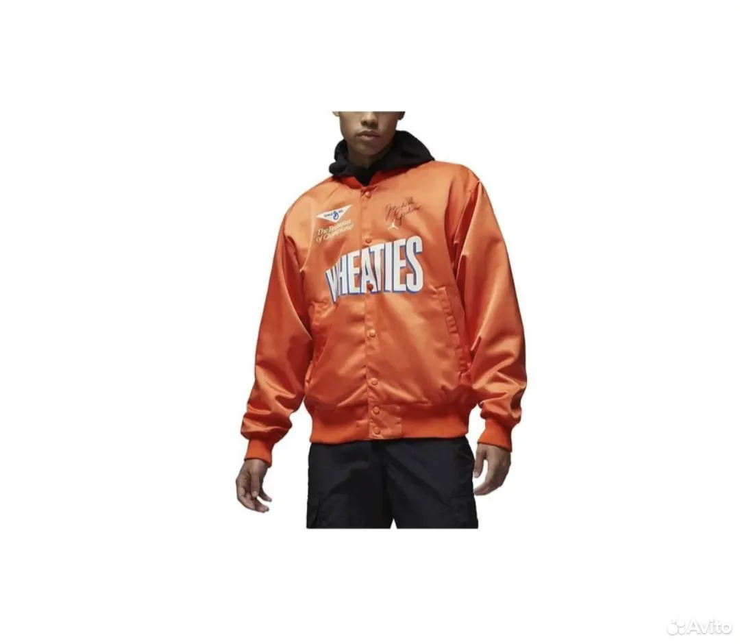 Кофта Бомбер Jordan Light MVP Wheaties Orange - миниатюра 3