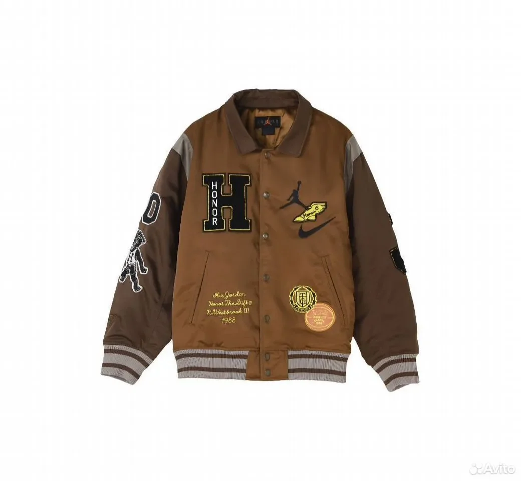 Кофта бомбер Jordan x HTG Westbrook Varsity Jacket