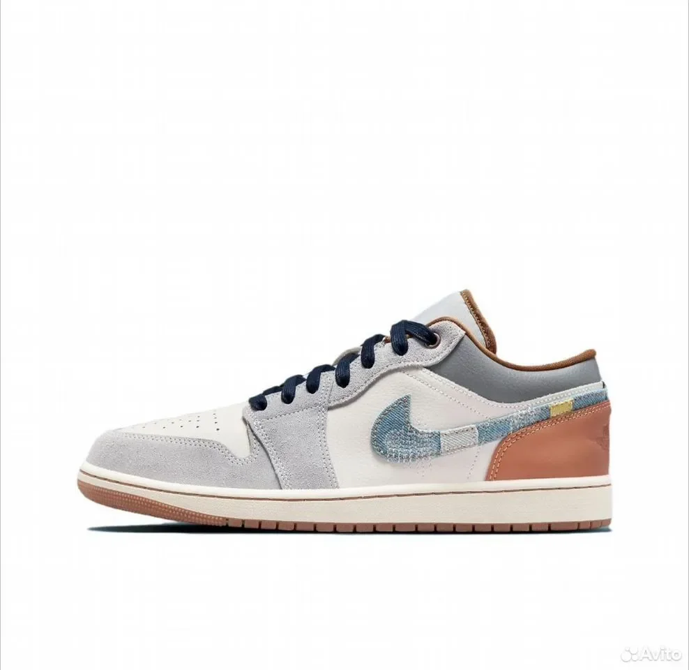 Кроссовки Nike Air Jordan 1 Low Phantom Ember Brow - миниатюра 2