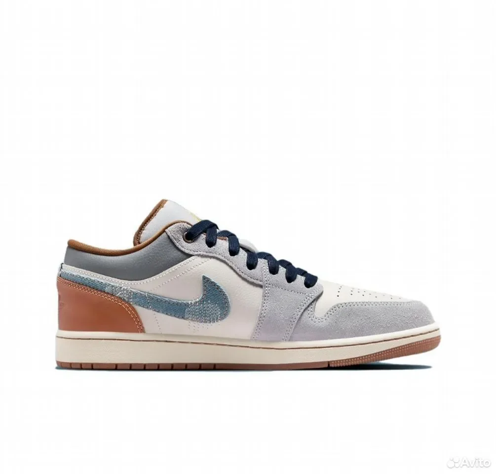 Кроссовки Nike Air Jordan 1 Low Phantom Ember Brow - миниатюра 3