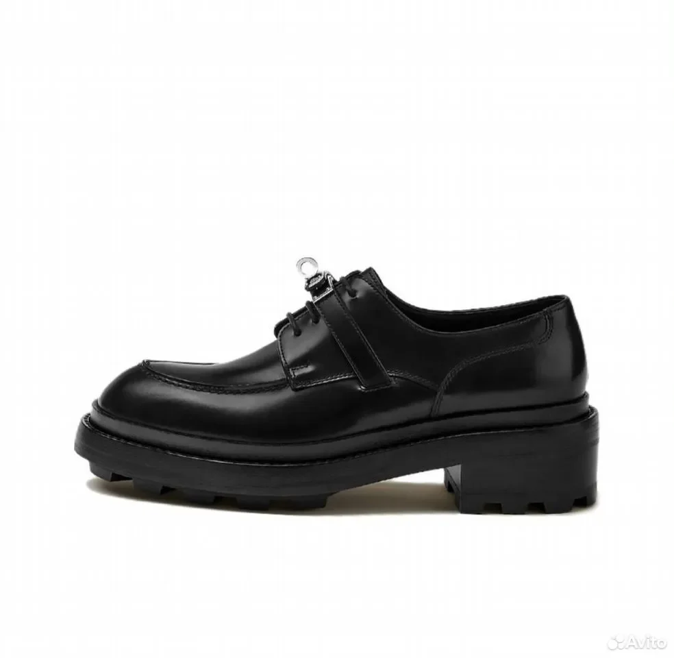 Лоферы Hermes First Oxford Shoe Black - изображение 1