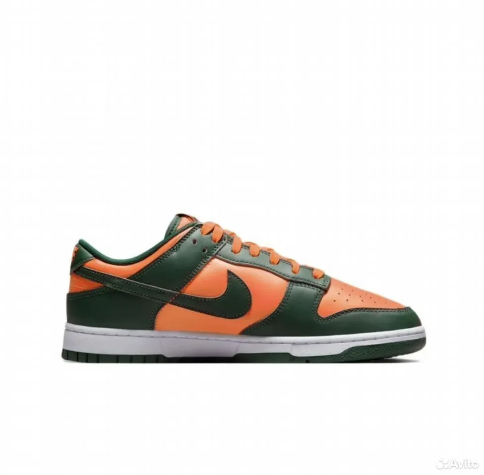 Кроссовки Nike Dunk Low Retro Miami Hurricanes - миниатюра 2