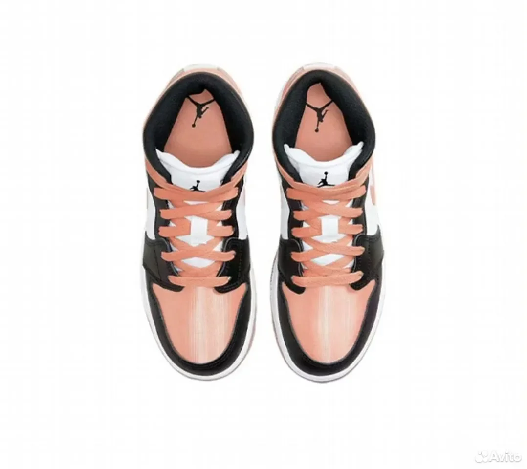 Кроссовки AIR Jordan 1 Mid Light Madder Root - миниатюра 3