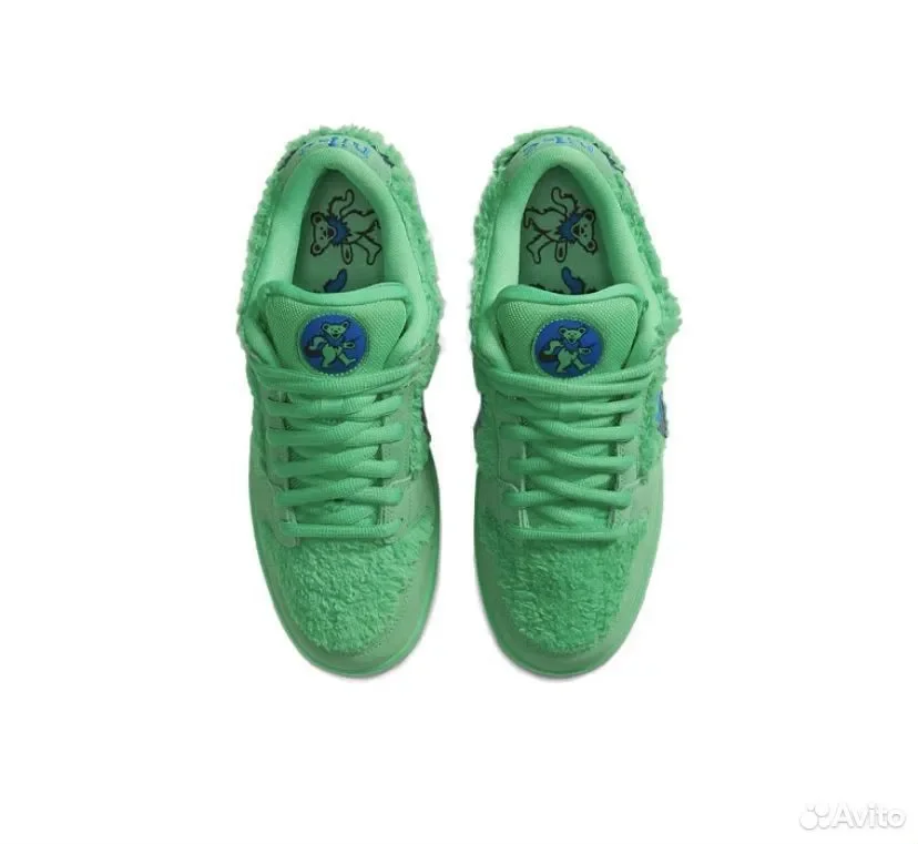 Кроссовки Nike Dunk Low Grateful Dead Bears Green - миниатюра 4
