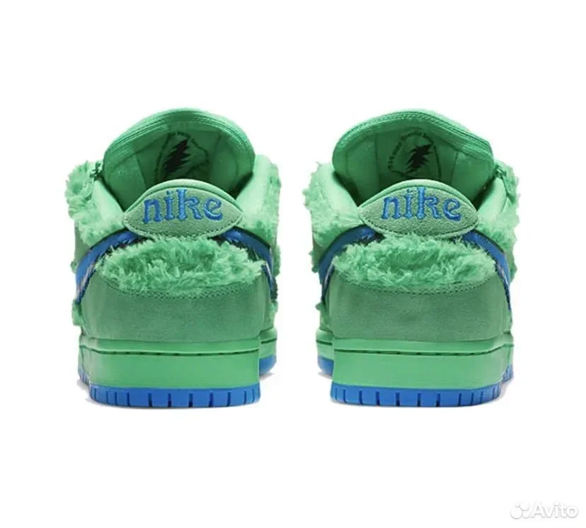 Кроссовки Nike Dunk Low Grateful Dead Bears Green - миниатюра 5