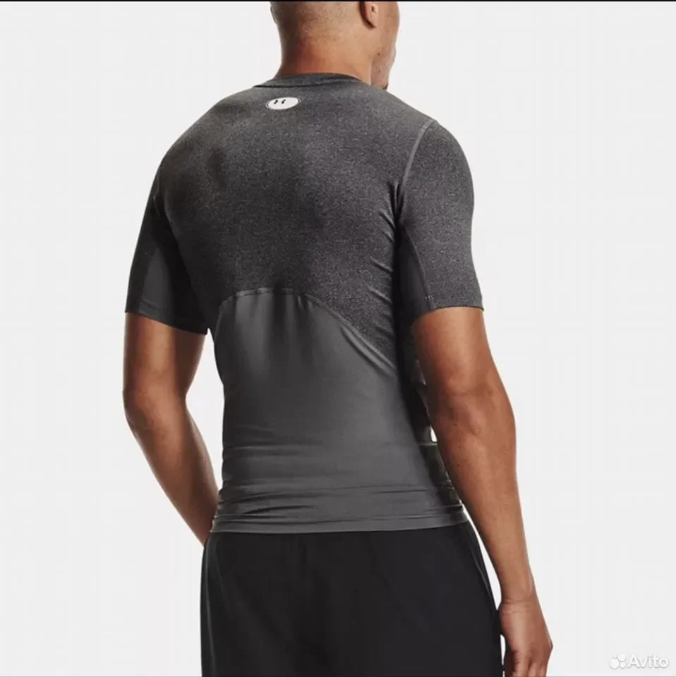 Футболка Under Armour HeatGear Grey - миниатюра 3