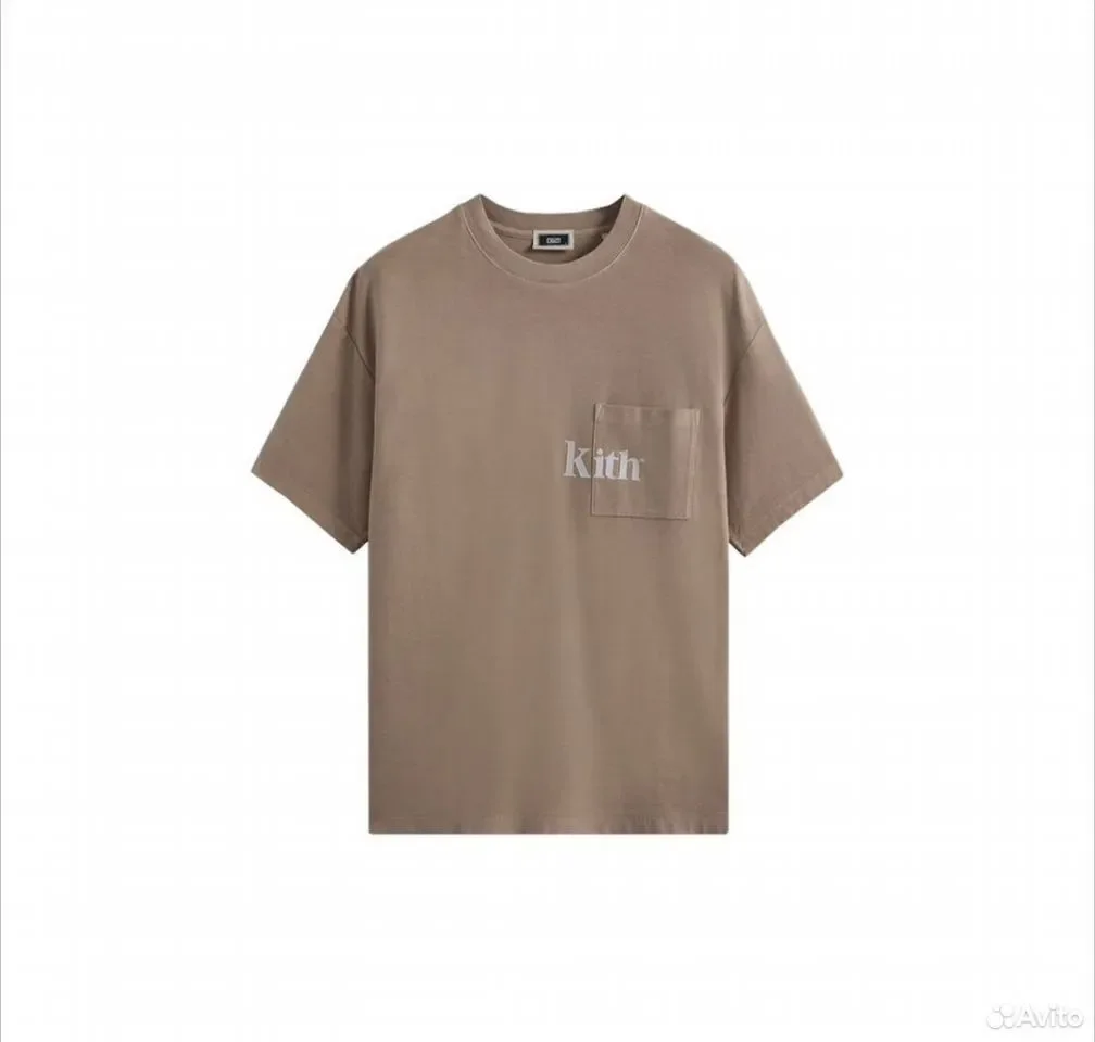 Футболка Kith Quinn Tee Brown - изображение 1