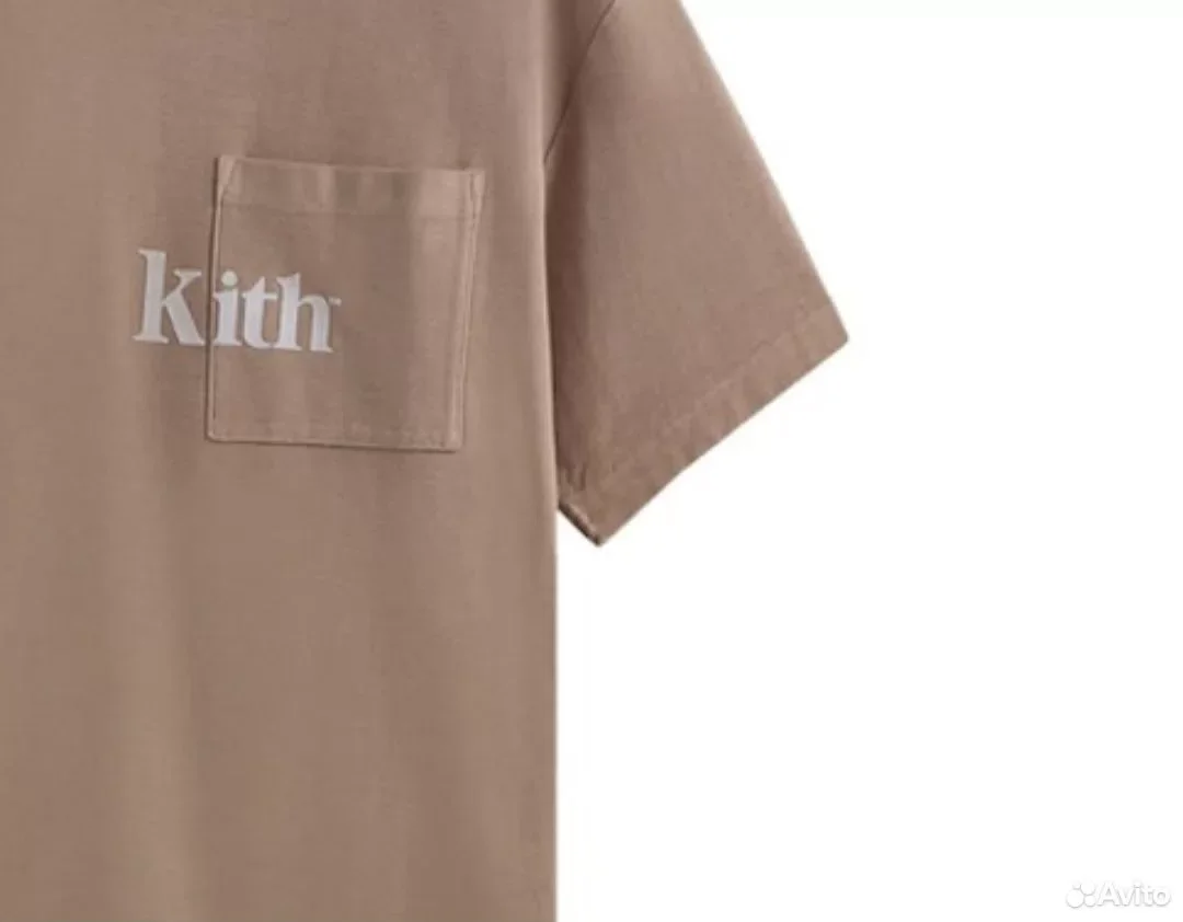 Футболка Kith Quinn Tee Brown - миниатюра 3