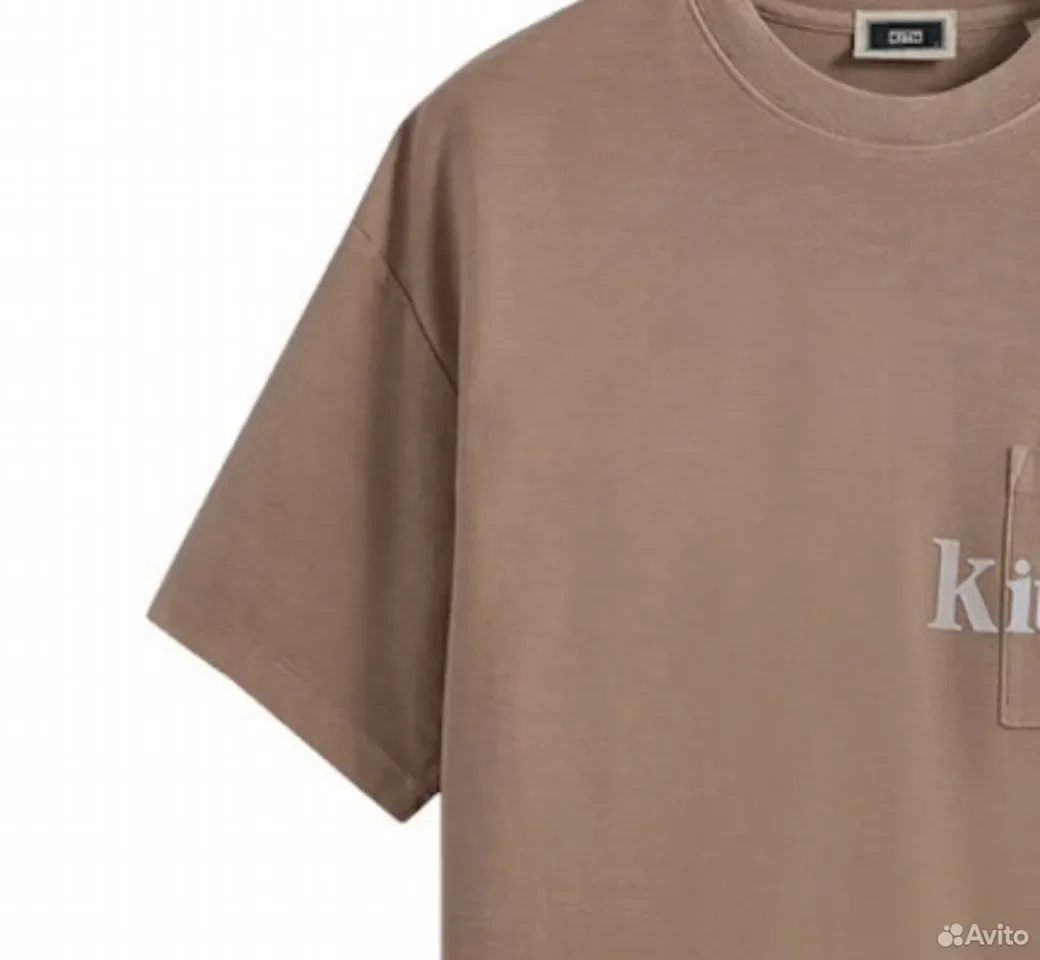 Футболка Kith Quinn Tee Brown - миниатюра 4