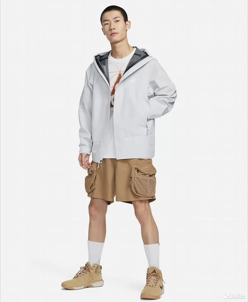 Куртка Nike ACG Cascade Rains Storm-FIT White - миниатюра 8