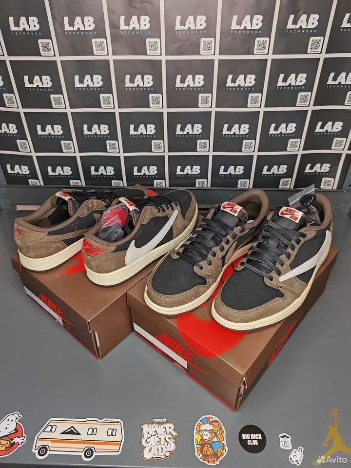 Кроссовки Air Jordan 1 Low "Travis Scott" - миниатюра 3