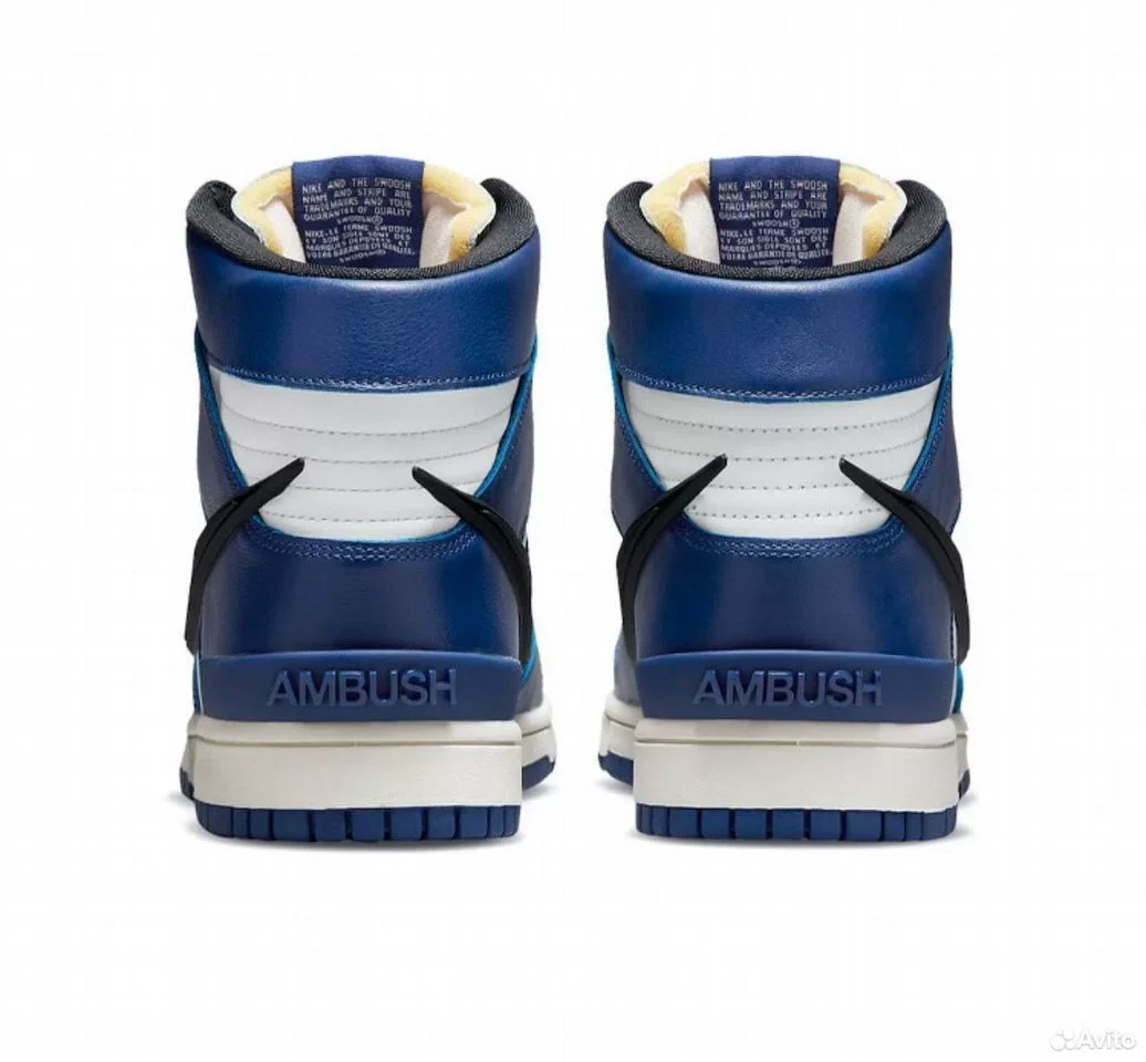 Кроссовки ambush X Nike Dunk High deep royal - миниатюра 4