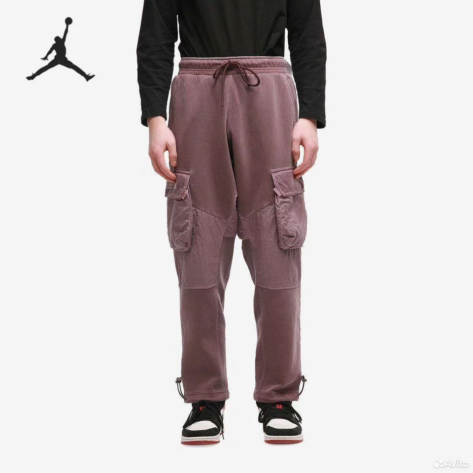 Штаны Jordan 23 Engineered purple - миниатюра 5