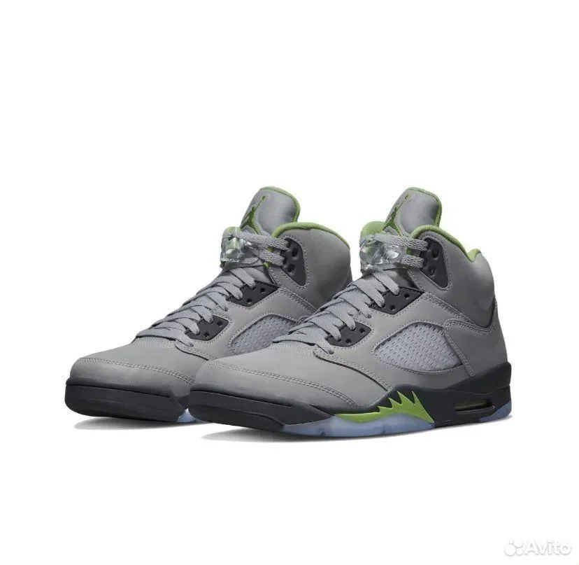 Кроссовки Air Jordan 5 Retro Green Bean - миниатюра 3