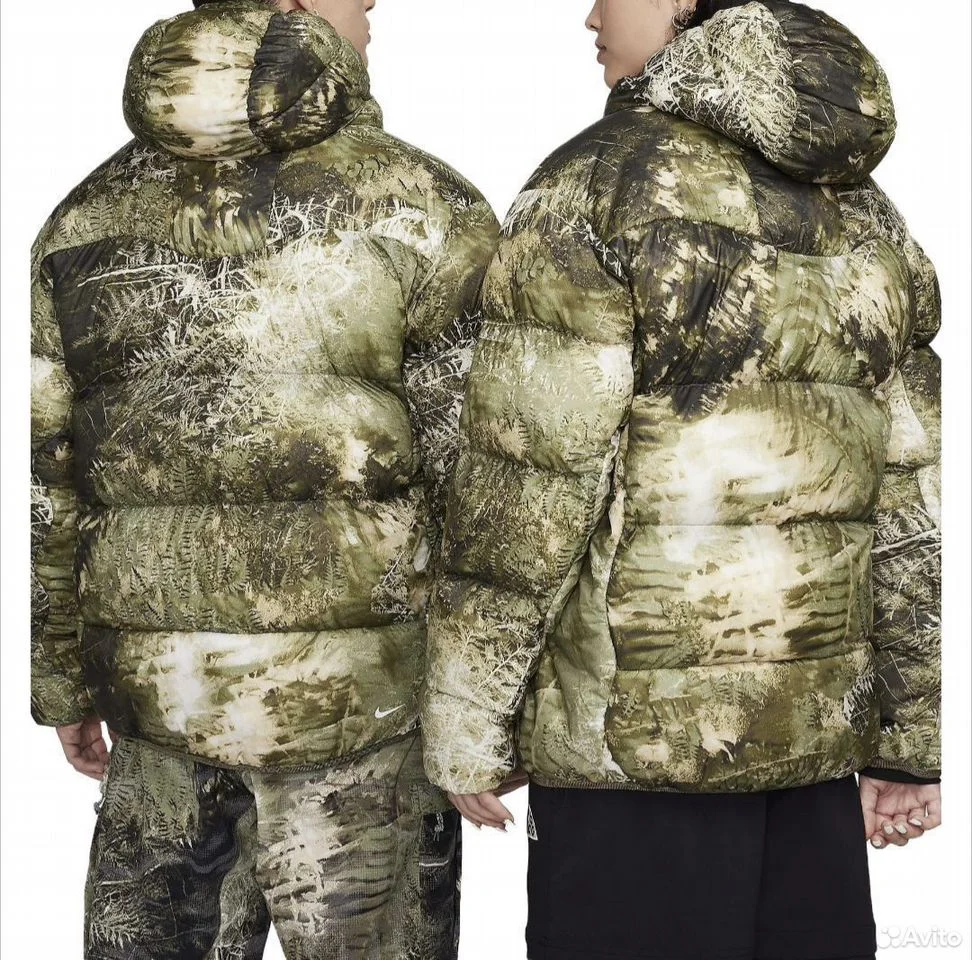 Пуховик Nike ACG Therma-Fit ADV Lunar Lake Khaki - миниатюра 3