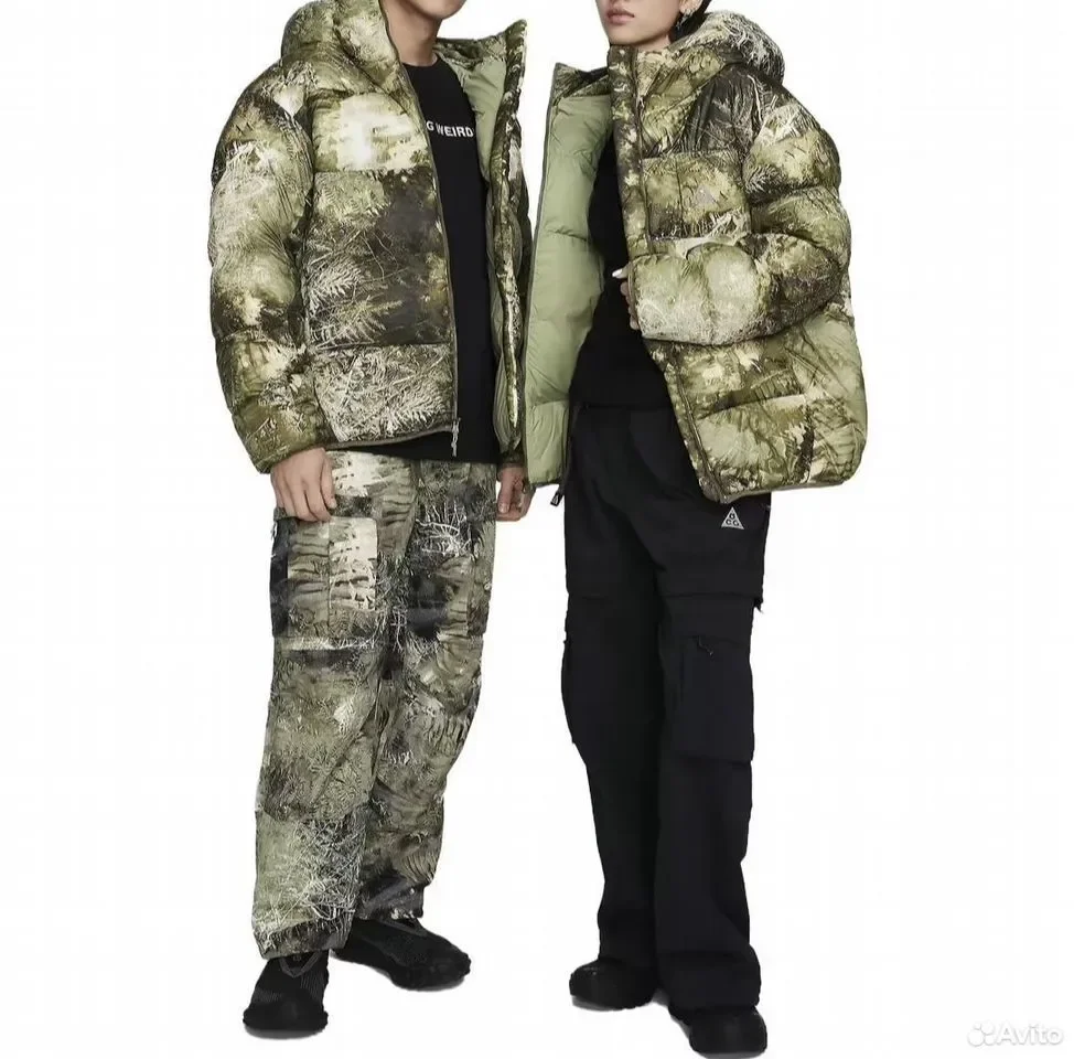 Пуховик Nike ACG Therma-Fit ADV Lunar Lake Khaki - миниатюра 4