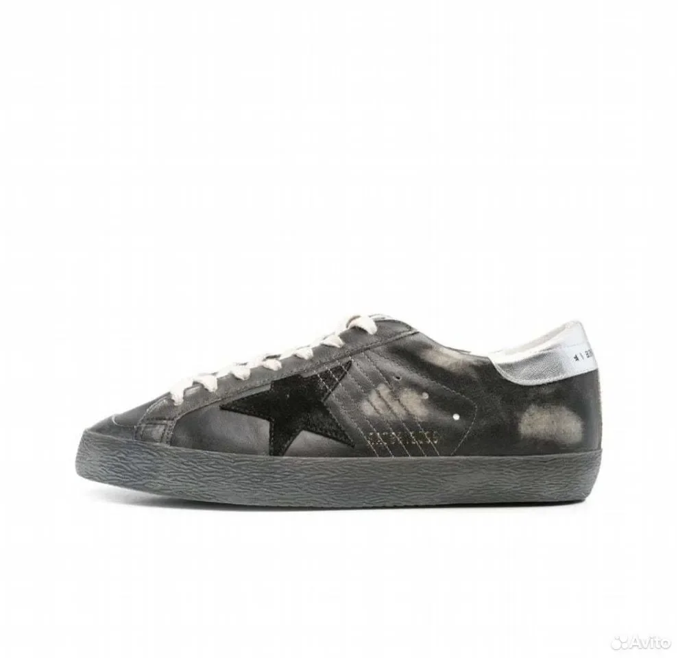 Кеды Golden Goose Super Star Grey Grey Star - изображение 1