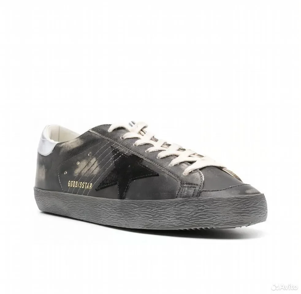 Кеды Golden Goose Super Star Grey Grey Star - миниатюра 3