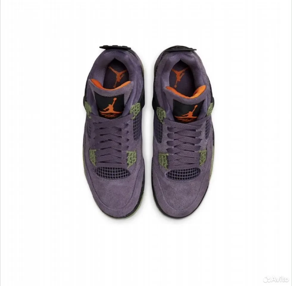 Кроссовки Nike Air Jordan 4 Canyon Purple - миниатюра 4