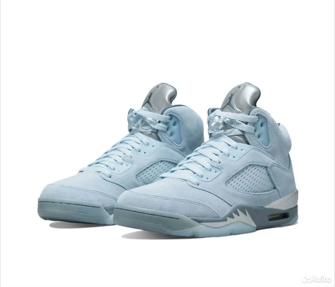 Кроссовки Nike Air Jordan 5 BlueBird - миниатюра 3