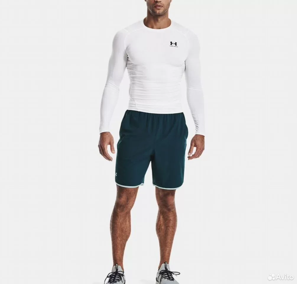 Лонгслив Under Armour HeatGear White - миниатюра 3