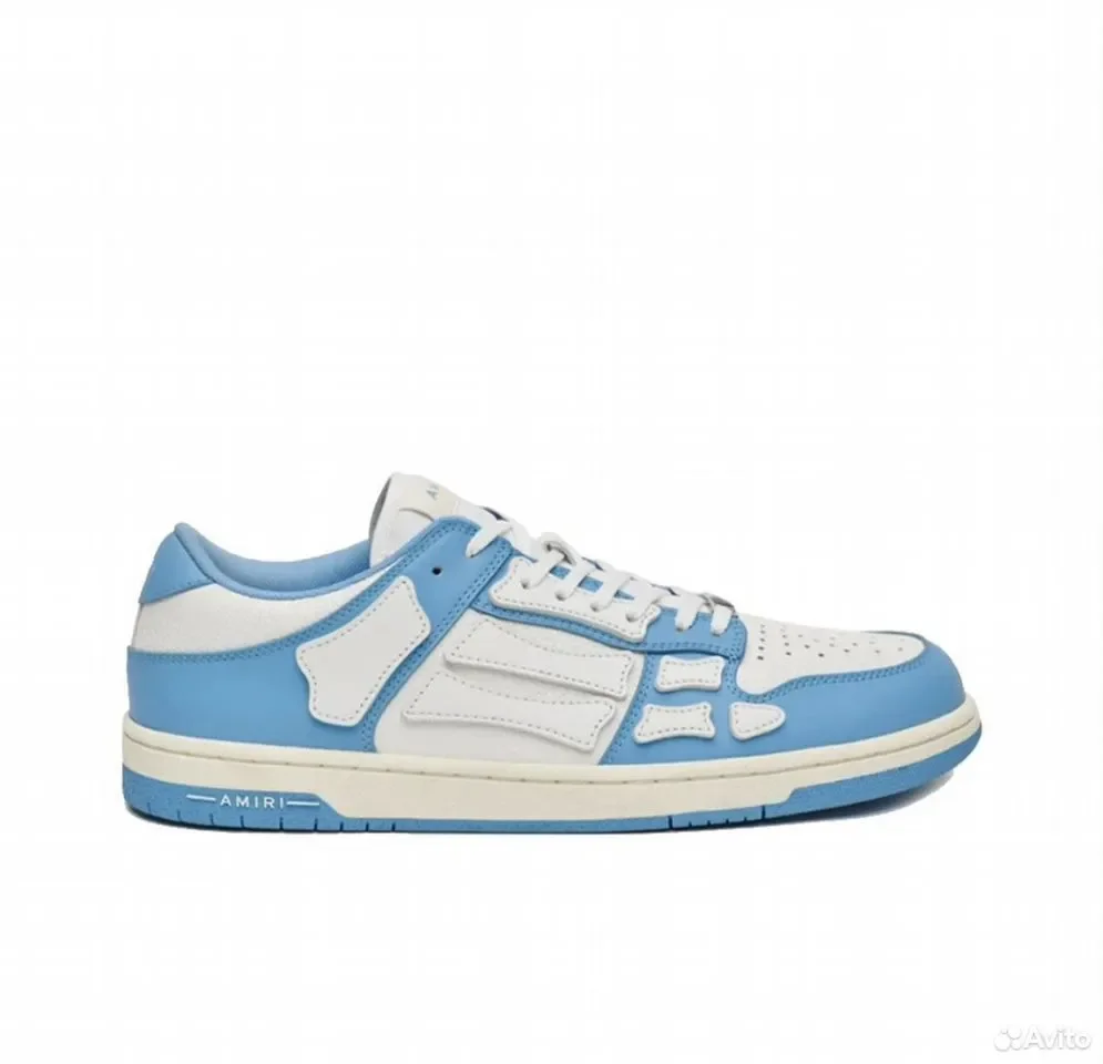 Кроссовки Amiri Skel-Top Low Blue - миниатюра 3