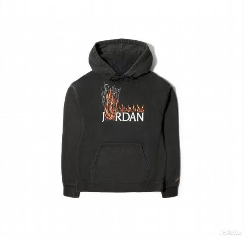 Худи Jordan x Travis Scott Black Logo - изображение 1