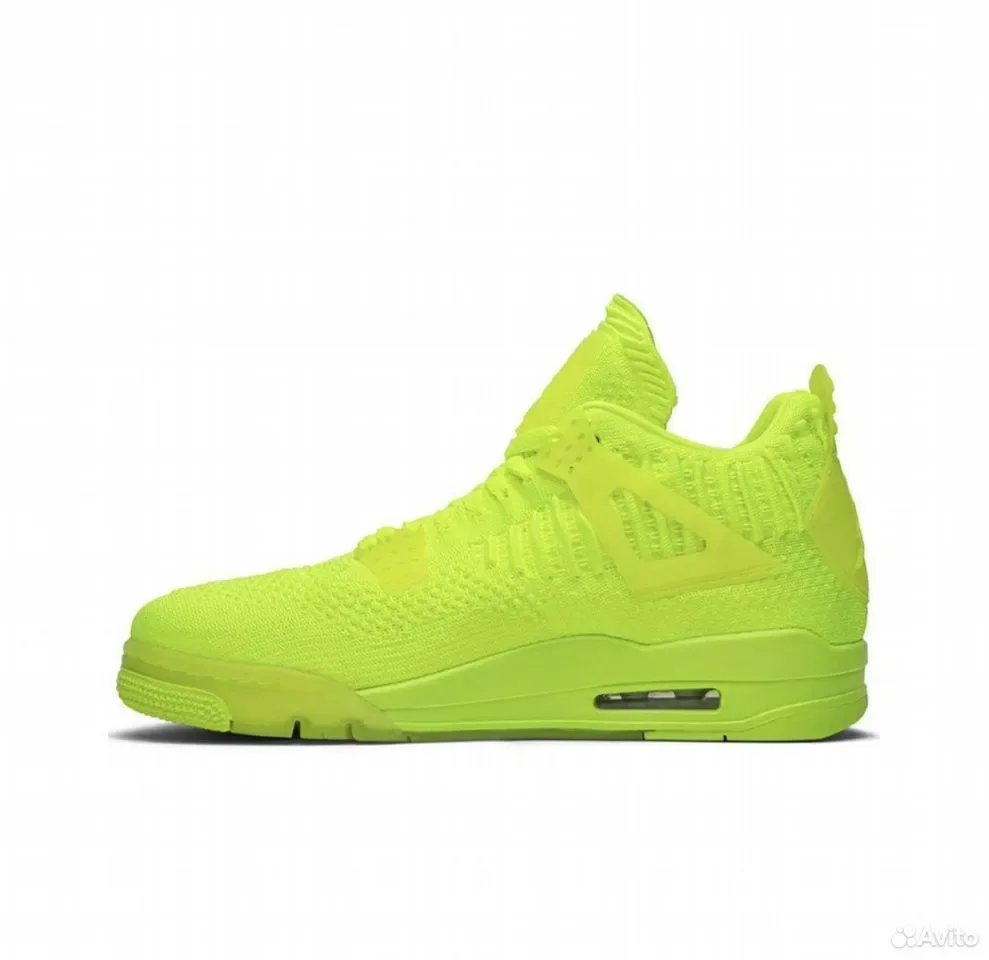 Кроссовки Nike Air Jordan 4 Retro Volt - миниатюра 2