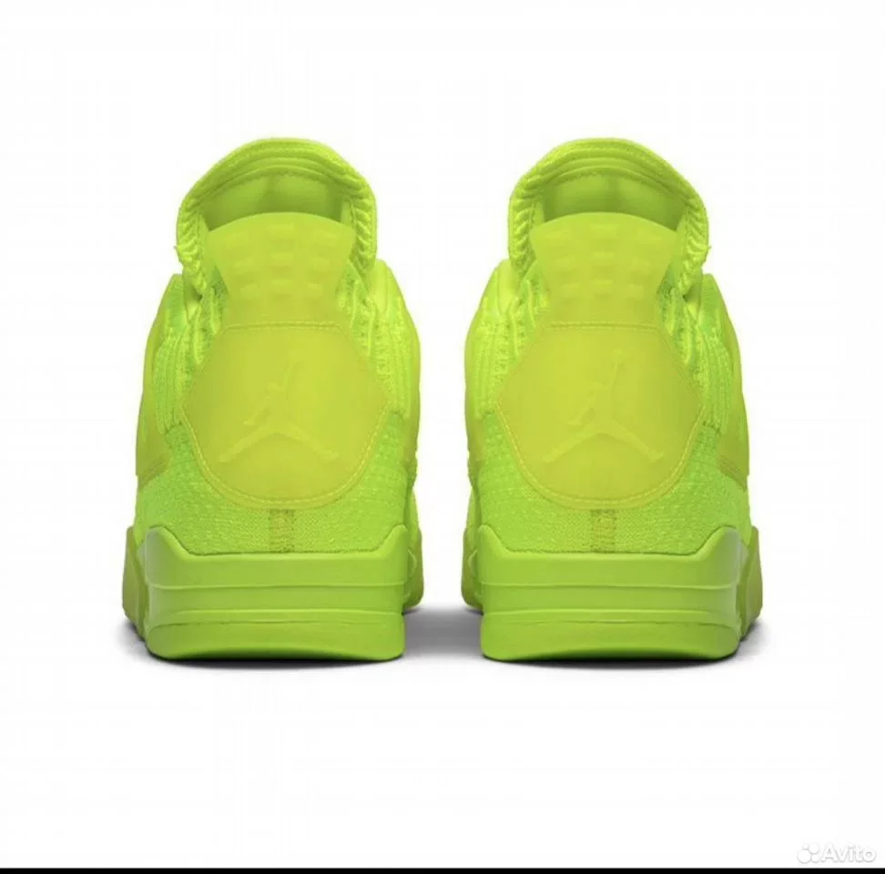 Кроссовки Nike Air Jordan 4 Retro Volt - миниатюра 3
