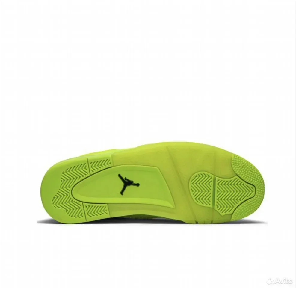 Кроссовки Nike Air Jordan 4 Retro Volt - миниатюра 4