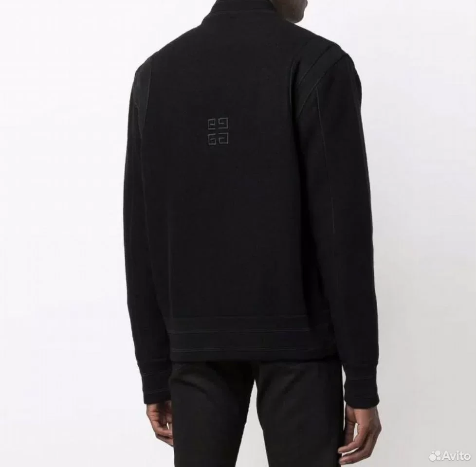 Кофта Бомбер Givenchy Black Logo - миниатюра 3