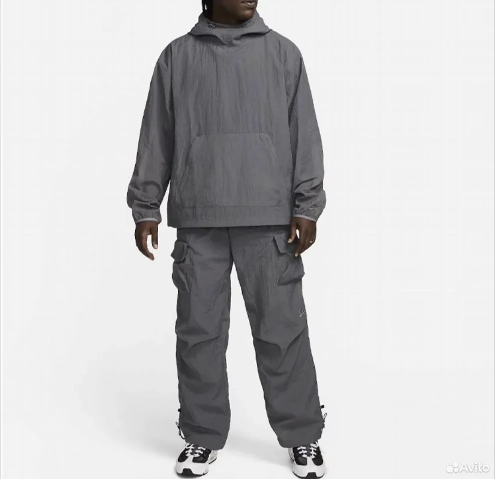 Штаны Nike Sportswear Tech Pack Grey Lined Trouser - миниатюра 2